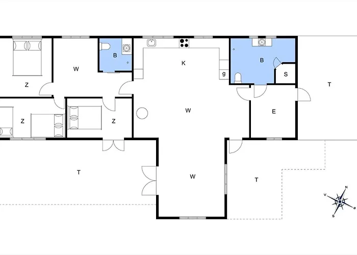 Дом отдыха Tv1409-bindslev-tannisbugtvej-114 Биндслев